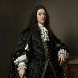 french - black - royalty prince as part of the 1 8 th century aristocracy, looking regal and classic, painted by rembrandt