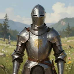 a portrait of a knight in a scenic environment by alena aenami, by bayard wu, digital painting, digital art, trending on artstation