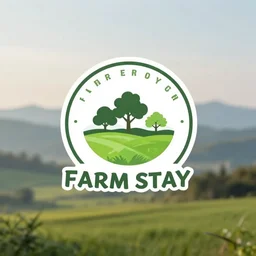 logo for farm stay business