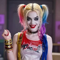 Hitomi Tanaka as Harley Quinn, still from new Harley Quinn film