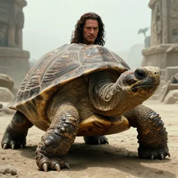 film still of ( ( ( ( ( danny trejo ) ) ) ) ) as an ancient!!!! tortoise!!!! human hybrid in a fantasy movie