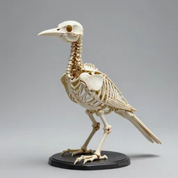 anthropomorphic bird skeleton