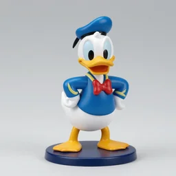 disney, donald duck, 1980, figurine, made in china, detailed product photo