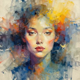 a beautiful abstract wallpaper, portrait