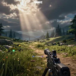joe biden in fortnite, gameplay screenshot