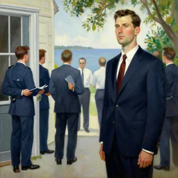 norman rockwell painting of the fbi raiding mar - a - lago, highly detailed award winning painting,