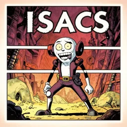 the binding of isaac, vintage comic by toei