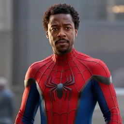 Donald Glover as Miles Morales, still from Spider-Man 3, detailed, 4k