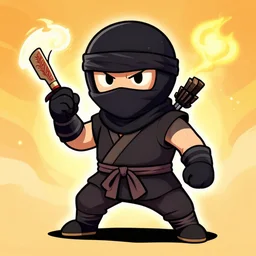 cartoon ninja,