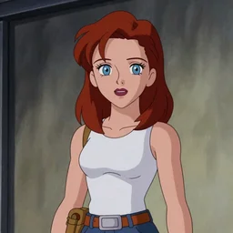 dana scully in the GI.Joe (1983), animated cartoon series, sunbow and toei animation
