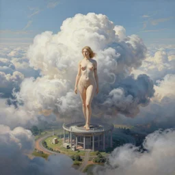 a hyper - detailed 3 d render like a oil painting of venusian cloud farming, surrealism!!!!! surreal concept art, lifelike, photorealistic, digital painting, aesthetic, smooth, sharp focus, artstation hd, by greg rutkowski, bruce pennington, valentina remenar and asher duran,