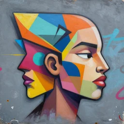 Char's Revenge profile picture by Sachin Teng, asymmetrical, Organic Painting , Matte Painting,  geometric shapes, hard edges, graffiti, street art:2 by Sachin Teng:4