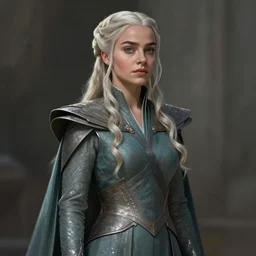 Sasha Luss as Daenerys Targaryan, concept art, digital painting trending on artstation, highly detailed