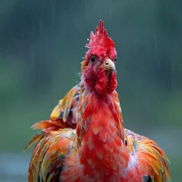 small phoenix cries in the rain