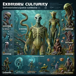 detailed infographic depicting humanity's popularity with various extraterrestrial cultures, digital display, highly detailed, full color, crisp detailed vectors