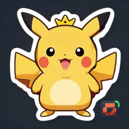 cute miss mascot darumarond darumarond darumaka pokemon sticker art, cronobreaker, beeple game icon