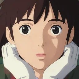 close - up, accurately shaped face, volumetric light, bra and gloves. by takashi takeuchi, yoshiyuki sadamoto, amagaitaro, makoto shinkai, krenz cushart, asao urata, pixiv. 9 0 s