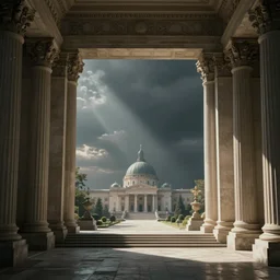 futuristic Neoclassical frame