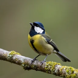 a bird tweeting happily in a forest The bird's happy tweet is like music in the forest.