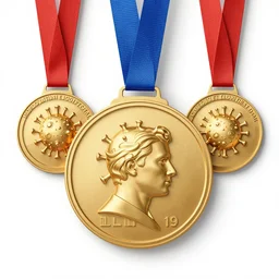 medals won by an economist during the covid - 1 9 campaign