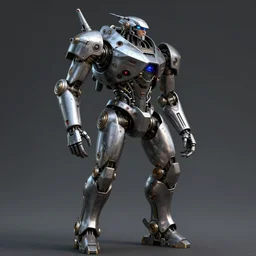 a walking humanoid tank Mech in the style of Syd Mead/cyberpunk detailed realistic HD 8k High Resolution