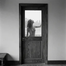 Absolute power is a door into dreaming by Ansel Adams, award winning photograph, black and white
