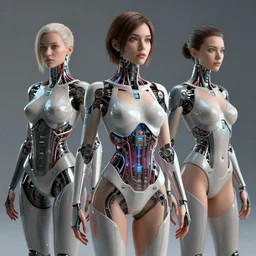 3 d human rendered in unreal engine, deux ex machina, beautiful woman by beeple, cyberpunk by jama jurabaev, sexy transhuman body, wires and vessels coming out of quant core processor sci - fi