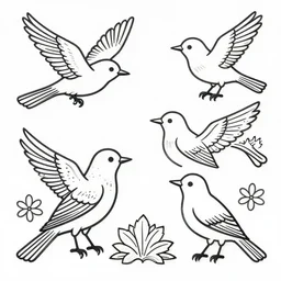 birds, dynasty robert sonia delaunay escher joost swarte satoshi tajiri line art, black on white