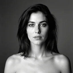 portrait photo of a woman by ansel adams