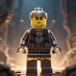 portrait of a humanoid lego alien, mythology, intense, an ultrafine hyperdetailed illustration by kim jung gi, irakli nadar, sharp focus, fantasy, d & d, light from below, unreal engine 5, global illumination, radiant light