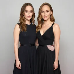 Emilia Clarke and Natalie Portman posing for a picture