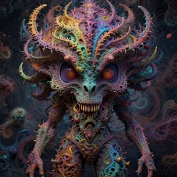 ai created art realistic fine detail fractal gifts colorful cinematic ultra detailed sharp focus super beautiful bizarre amazing h. r. giger