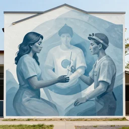 digital humanities, mural art