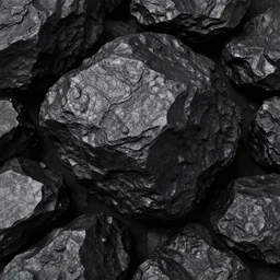 high resolution coal texture, black, photorealistic, pbr, 8 k, 3 0 0 dpi, seamless, realistic shadows, c 4 d, ue 5, blender, volumetric lighting, ray tracing, octane rendering,