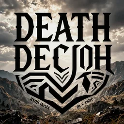 intracate and very detailed death metal logo, bold font, unreadable word, illegible letters, ryoji ikeda and m. c escher, zdzislaw beksinski, wayne barlowe