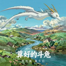 the flim poster of a magical place around mountains and river, a white dragon spirit flying in the sky, miyazaki's animated film, ghibli studio, spirited away, princess mononoke, 4 k, highly detailed, horizon view,