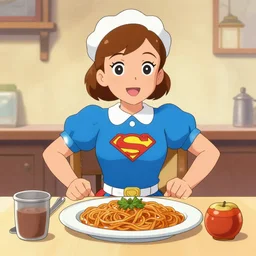 A superhero called The Dinner Lady