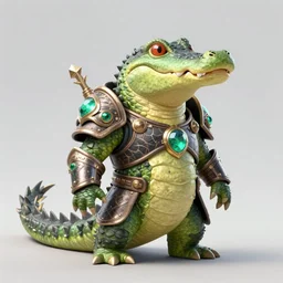 An anthropomorphic alligator wearing magical infused armor, Character design, intricate artwork by Tooth Wu and greg rutkowski and artgerm, cinematic, hyper realism, high detail, octane render, unreal engine, 8k, Vibrant colors, Smooth gradients, High contrast, depth of field, aperture f2.8