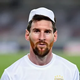 lionel messi as a muslim, wearing muslim clothing