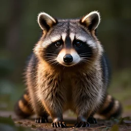 raccoon, beautifully lit, 8 k volumetric lights unreal engine trending on art station