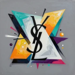 YSL x Alyx x Jet Grind Radio Profile Picture by Sachin Teng, asymmetrical, Organic Painting , Matte Painting,  geometric shapes, hard edges, graffiti, street art,:2 by Sachin Teng:4