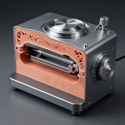 time machine, cross - section, highly detailed, manual