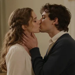 2 vampirs kissing eachother