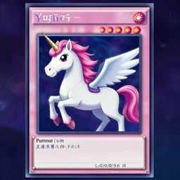 unicorn at yugioh card as trap card