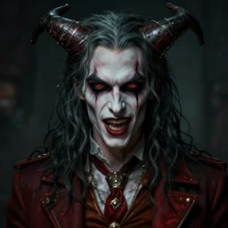 a sinister portrait depicting the god of trickery and greed, character portrait, deity, concept art, character design, dramatic, cinematic, hyper detailed, matte painting, 8k, high resolution