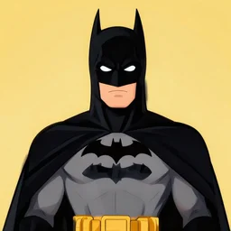 batman, cartoon portrait