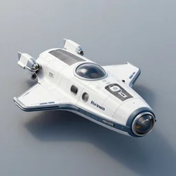 a space ship designed by James Jean