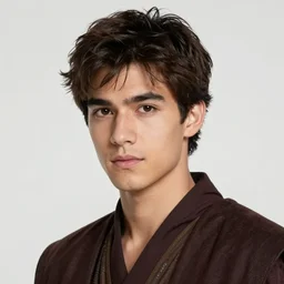 handsome young man with dark hair!! hispanic descent, shaved face, messy hair, jedi!! fire emblem, art by artgerm and greg rutkowski and magali villeneuve, portrait, d & d, fantasy, highly detailed, digital painting, trending on artstation, concept art, sharp focus, illustration