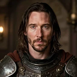 keanu reeves as a realistic dnd knight in a fantasy tavern, closeup portrait, art by donato giancola, symmetry!!, realistic face
