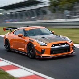 nissan gtr r 3 5 in initial d first stage,